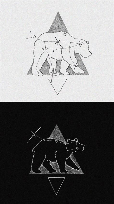 I drew both Ursa Major and Ursa Minor for Tattoo Designs – Space On ...