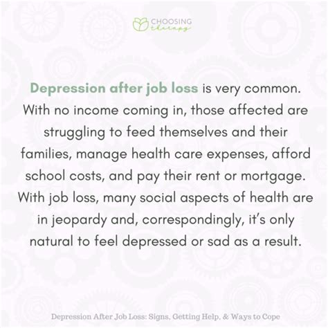 Signs of Depression After a Job Loss & 11 Ways to Cope