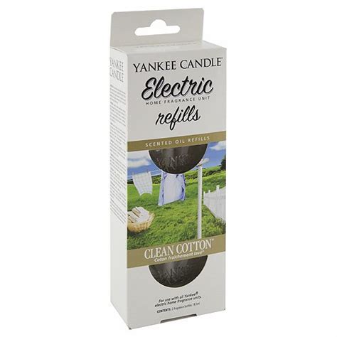 Yankee Candle ScentPlug Air Freshener Refill, Clean Cotton, Glass ...