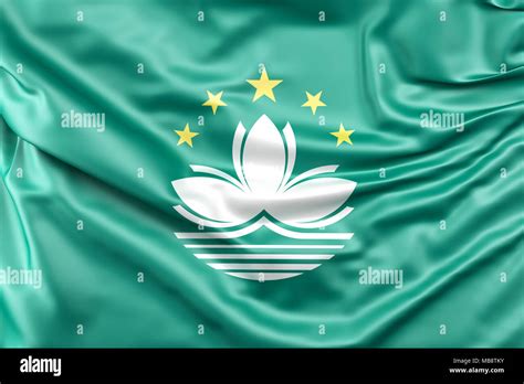 Flag of Macau Stock Photo - Alamy