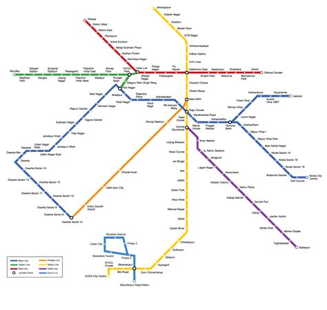 Delhi Metro Ka Map