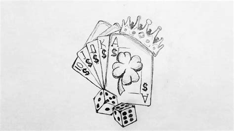 Playing Card Drawings - Printable Cards