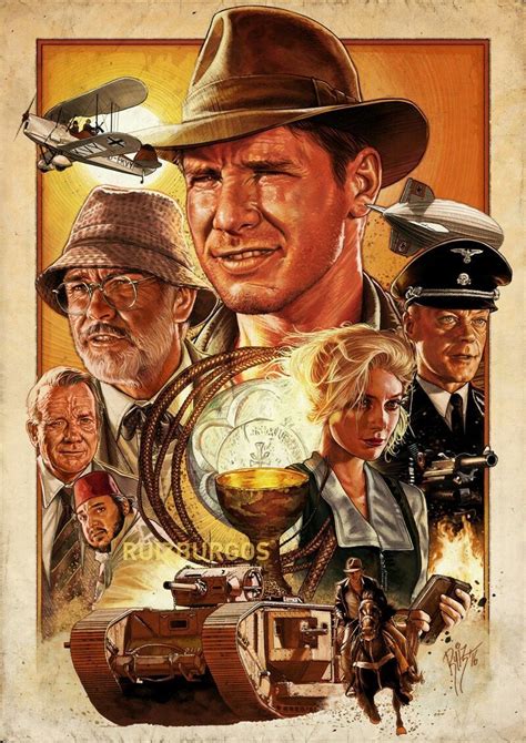 Indiana Jones and the Last Crusade alternative movie poster Alternative ...