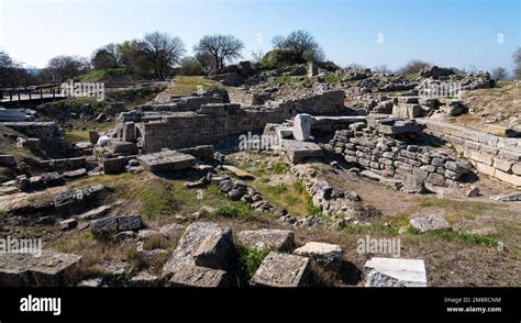 The archaeological sites of Troy Stock Photo - Alamy