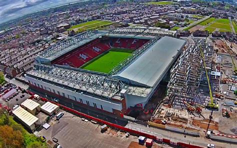 (Images) Drone captures bird's-eye view of Anfield's latest ...