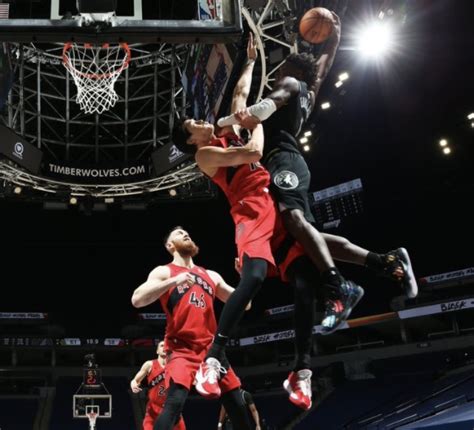 Video: T-Wolves Anthony Edwards With Dunk of the Year on Yuta Watanabe ...