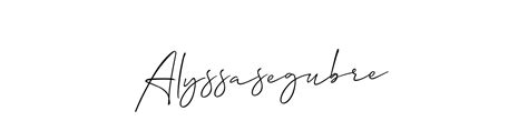 89+ Alyssasegubre Name Signature Style Ideas | Good Online Signature