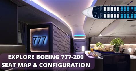 Boeing 777-200 Seat Map With Airline Configuration