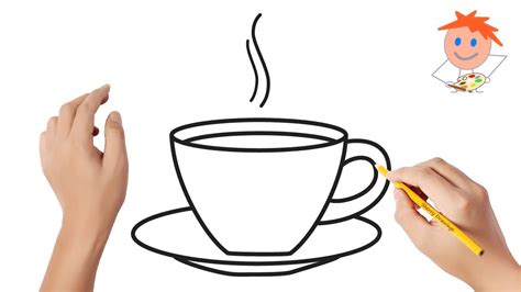 Comment dessiner une tasse de thé | Dessins faciles