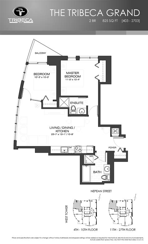 Tribeca East Condos - The Tribeca Grand Floor Plan, Ottawa ON | Livabl