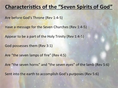 What Are “The Seven Spirits of God”? (Rev 3:1) » Christian Overcomers