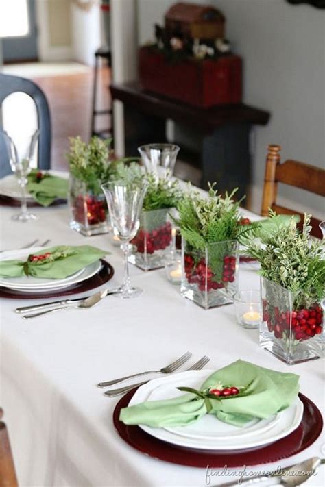 100 beautiful Christmas table decorations from Pinterest – Christmas Photos