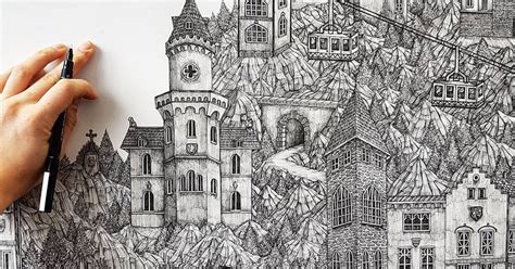 10 Artists Creating Extraordinary Architectural Drawings on Instagram ...