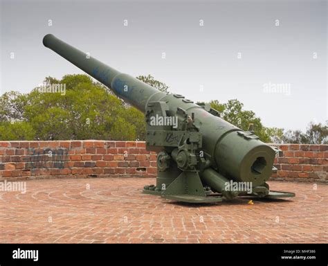 World War Two Cannon In Noumea Stock Photo - Alamy