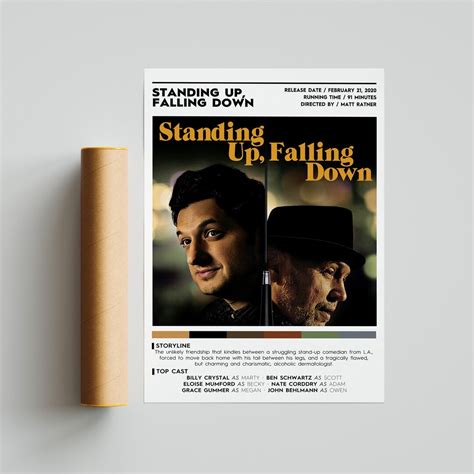 Standing Up Falling Down Movie Poster / Cult Movie Posters / - Etsy