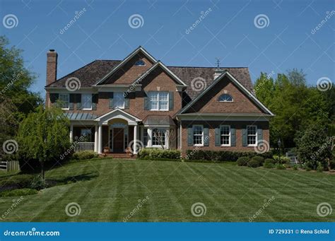 Contemporary Suburban House Stock Image - Image: 729331