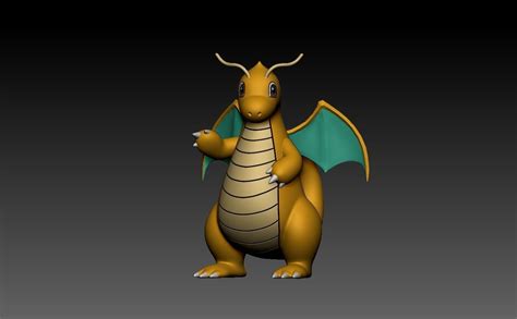 pokemon dragonite evolution pack 3D model 3D printable | CGTrader