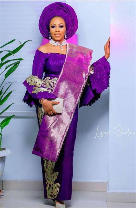 Nigerian Traditional Outfits. Aso Oke for Wedding Anniversary - Etsy