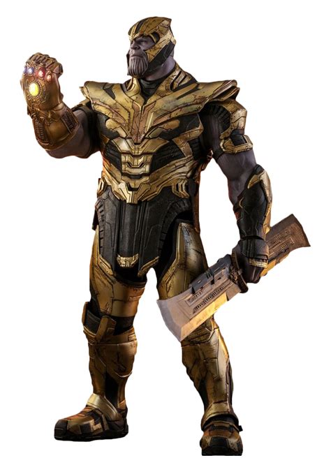 Thanos Supervillain with Infinity Gauntlet Armor PNG File | PNG All