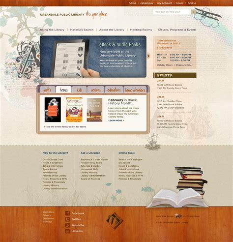 Urbandale Public Library on Behance