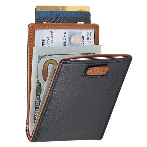 Primoxe Mens Modern Bifold Minimalistic Slim Pocket Wallet - Durable ...