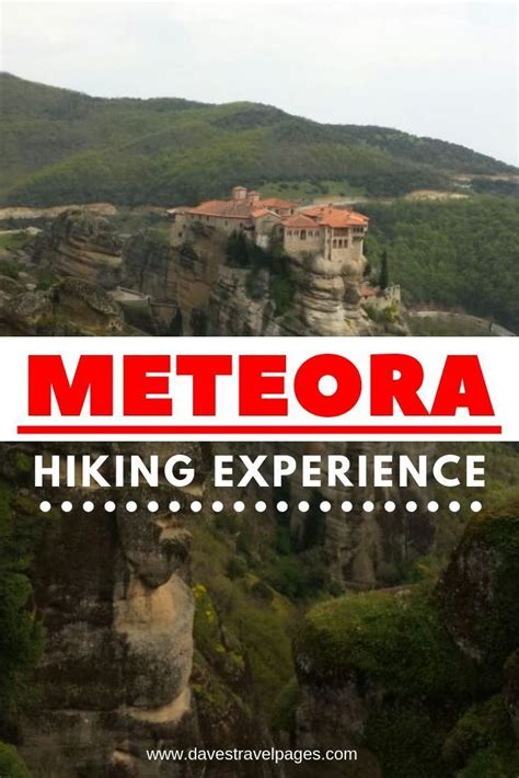 Meteora Hiking Tour - My experiences hiking in Meteora Greece # ...