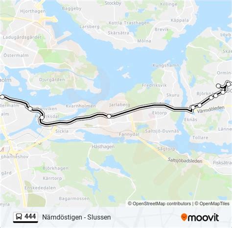 444 Route: Schedules, Stops & Maps - Nämdöstigen (Updated)