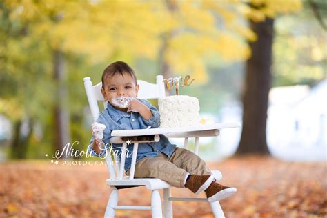 Fall Family Portraits with an Outdoor Cake Smash — Saratoga Springs ...