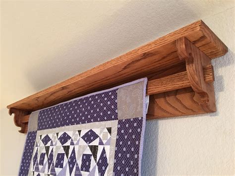 Quilt rack wooden quilt rack quilt rack with shelf etsy – Artofit