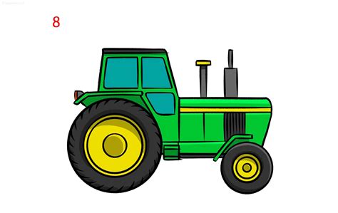 Tractor Drawing How to draw a Tractor