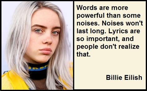 Billie Eilish Quotes Billie eilish