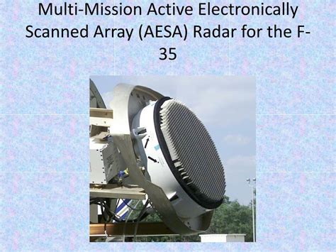 PPT - FUTURE TRENDS OF AIRBORNE AESA RADAR SYSTEMS. PowerPoint ...