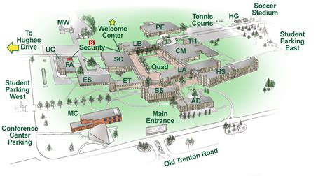 Mercer University Campus Map - Wynne Karlotte