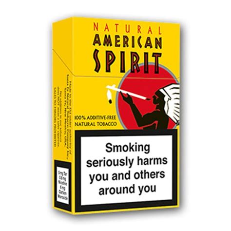 American Spirit Yellow Organic Cigarettes 20 Pack - The Herbal Blend