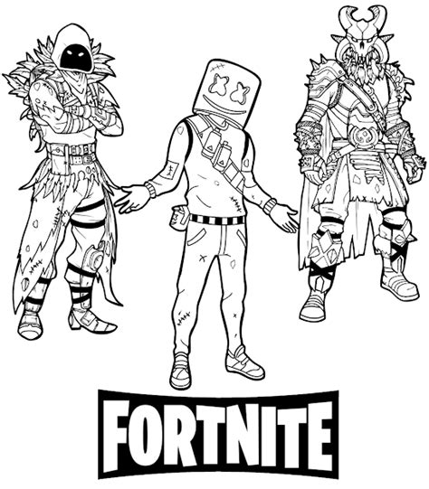 Fortnite Drawing | Fortnite Coloring/Drawing Pages | Video Games ...