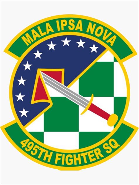 "495th Fighter Squadron Logo" Sticker for Sale by Danhaz13 | Redbubble