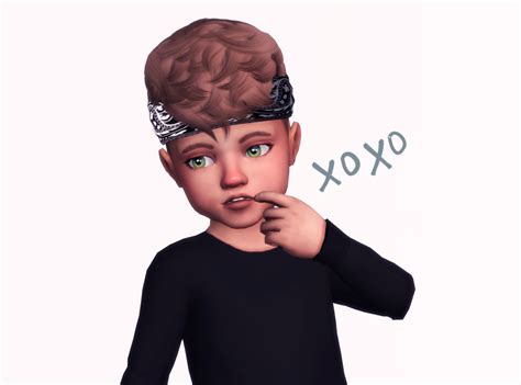 7xsims Toddler Conversion The Bandana + The Hair Another conversion for ...