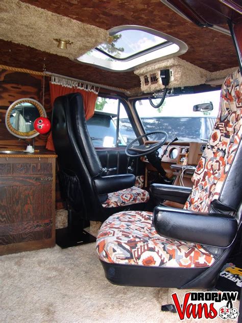 70s Chevy Van G10 interior | Chevy van, Custom van interior, Van design