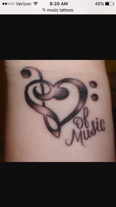 Love Of Music 💕 | Music tattoos, Tattoos, Infinity tattoo