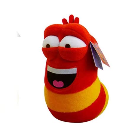 10cm LARVA Plush Toys Yellow Insect Red Insect Hot Cartoon Larva Toys ...