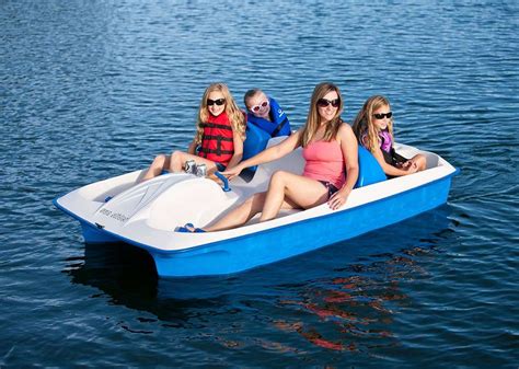 Buy Pelican Rainbow Deluxe Pedal Boat 4 Person Family Boat | Best Price