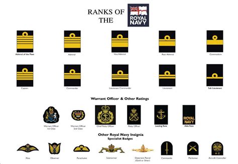 Ranks of the Royal Navy | Royal navy, Navy rank insignia, Navy ranks