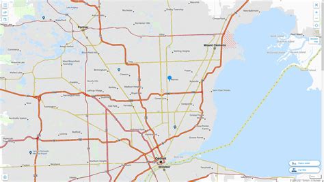 Warren Michigan Map and Warren Michigan Satellite Image