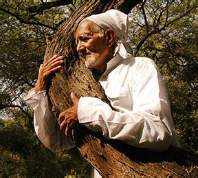 Initiated the chipko movement to guard the trees on the Himalayan ...