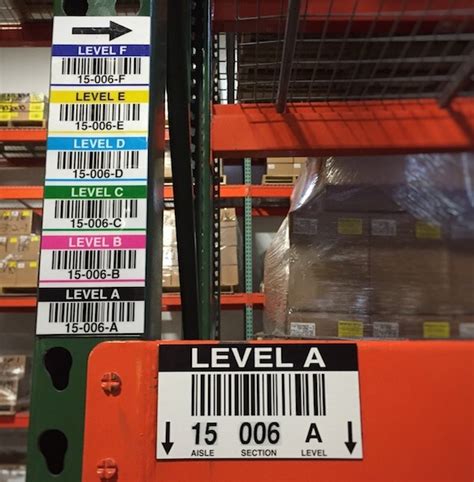 6 Advantages of Vertical Location Warehouse Rack Labels - ID Label Inc.