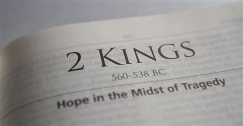 Book of 2 Kings Summary