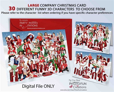 Corporate Holiday Cards, Funny Custom Company Christmas Card ...