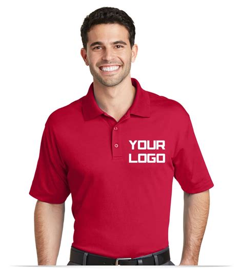 Custom Work Polo Shirt with Your Logo Online at AllStar Logo.