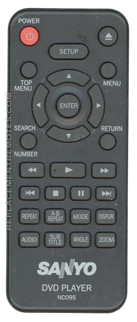 Buy SANYO NC095 DVD Player Remote Control