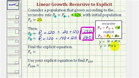 Examples Of Recursive Formula